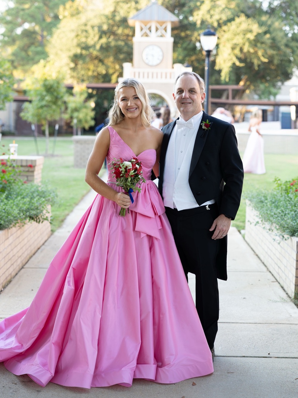 Sherri Hill Candy Pink A-Line Ball Gown - Women